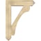 Ekena Millwork Legacy Arts and Crafts Rough Sawn Bracket w/ Offset Brace, Douglas Fir, 8"W x 32"D x 44"H BKT0806X32X44LEC03RDF - alternate 3